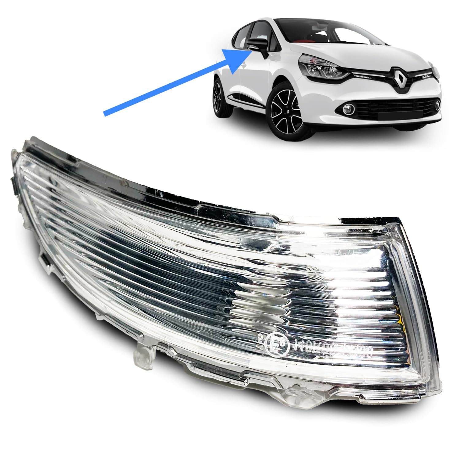 Autocraft Blinker für Außenspiegel, rechts (Beifahrerseite), kompatibel mit Renault Clio 4 ZOE Captur 261604623R von Autocraft