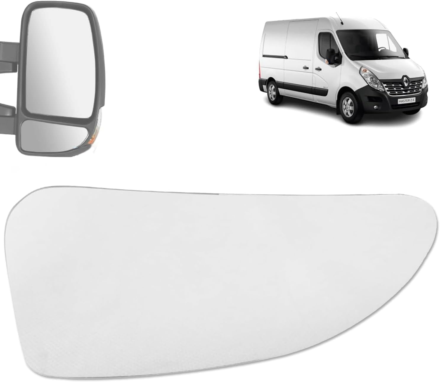 Autocraft Spiegelglas UNTEN VORNE RECHTS (Unterer Teil) passend für Master 3 (III) Movano B (II) NV400 (ab 2010-) 963655132R von Autocraft