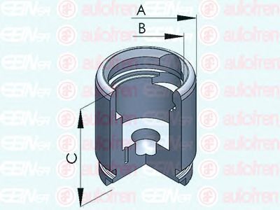 AUTOFREN SEINSA D025258 Kolben, Bremssattel von Autofren Seinsa