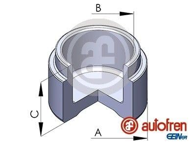 Autofren Seinsa D025127 Kolben, Bremssattel von Autofren Seinsa