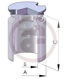 Autofren Seinsa D025222 Kolben, Bremssattel von Autofren Seinsa