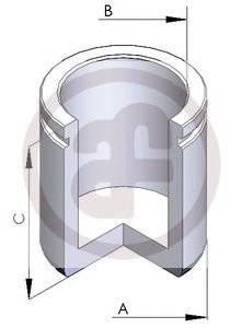 Autofren Seinsa D025231 Kolben, Bremssattel von Autofren Seinsa