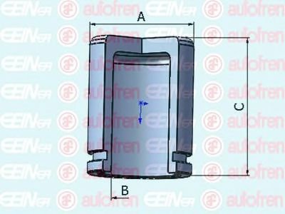 Autofren Seinsa D025294 Kolben, Bremssattel von Autofren Seinsa