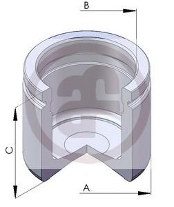 Autofren Seinsa D02579 Kolben, Bremssattel von Autofren Seinsa