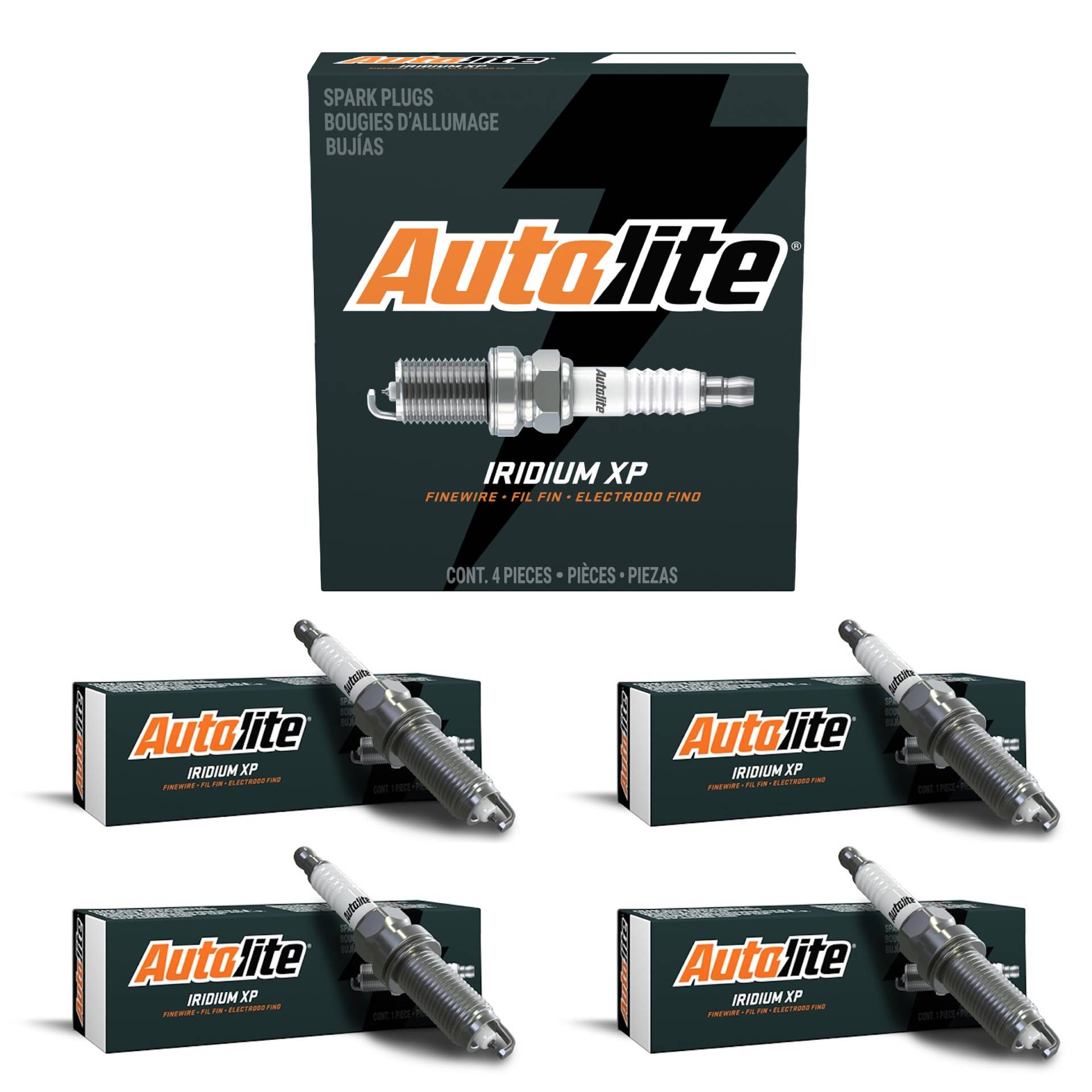 Autolite Iridium XP Automotive Ersatz-Zündkerzen, XP5363, 4 Stück von Autolite