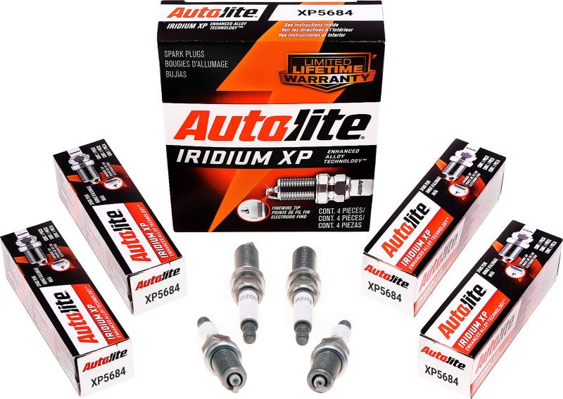 Autolite XP5684-4PK Iridium XP Zündkerze, 4 Stück von Autolite