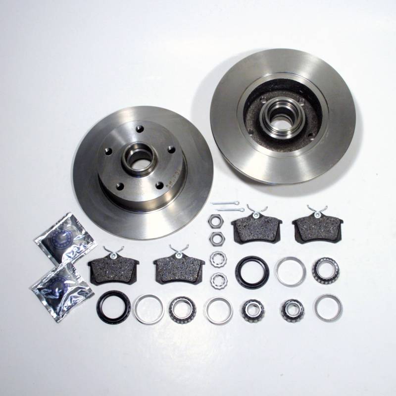 Bremsscheiben Ø 245 mm Bremsen und Bremsbeläge und 2 Radlager hinten von Autoparts-Online