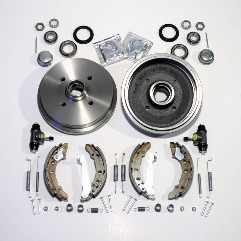 Autoparts-Online Set 60001225 Bremstrommel/Bremsen Set hinten von Autoparts-Online