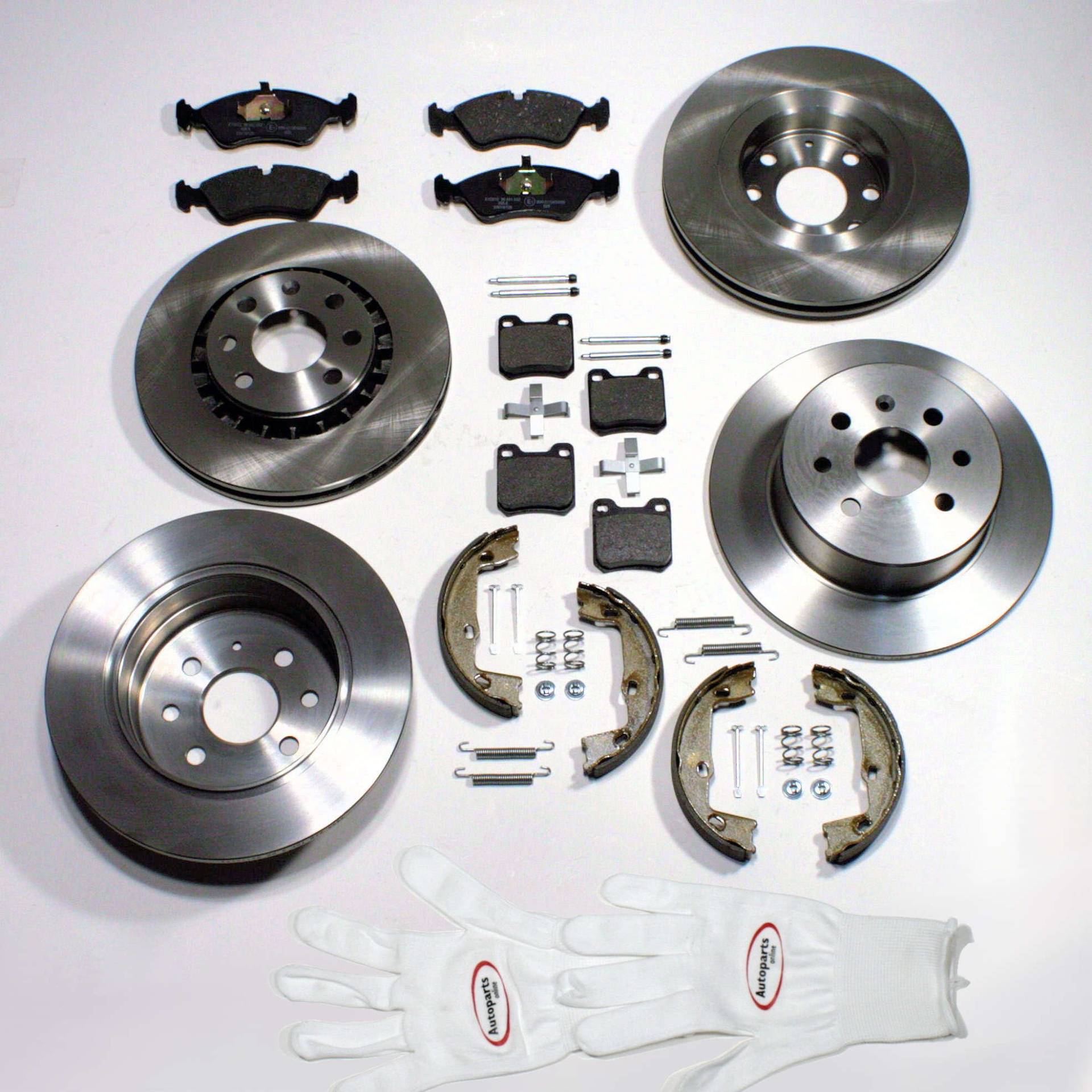 Autoparts-Online Set 60002227 Bremsen Set vorne + hinten von Autoparts-Online