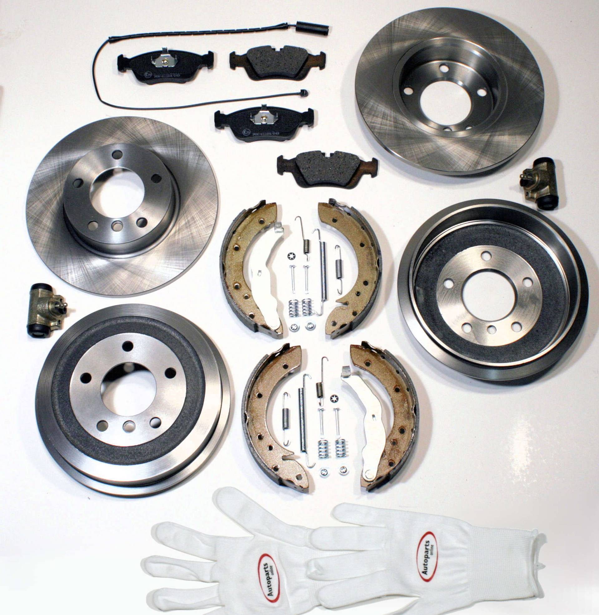 Autoparts-Online Set 60002337 Bremsen Set vorne + hinten von Autoparts-Online