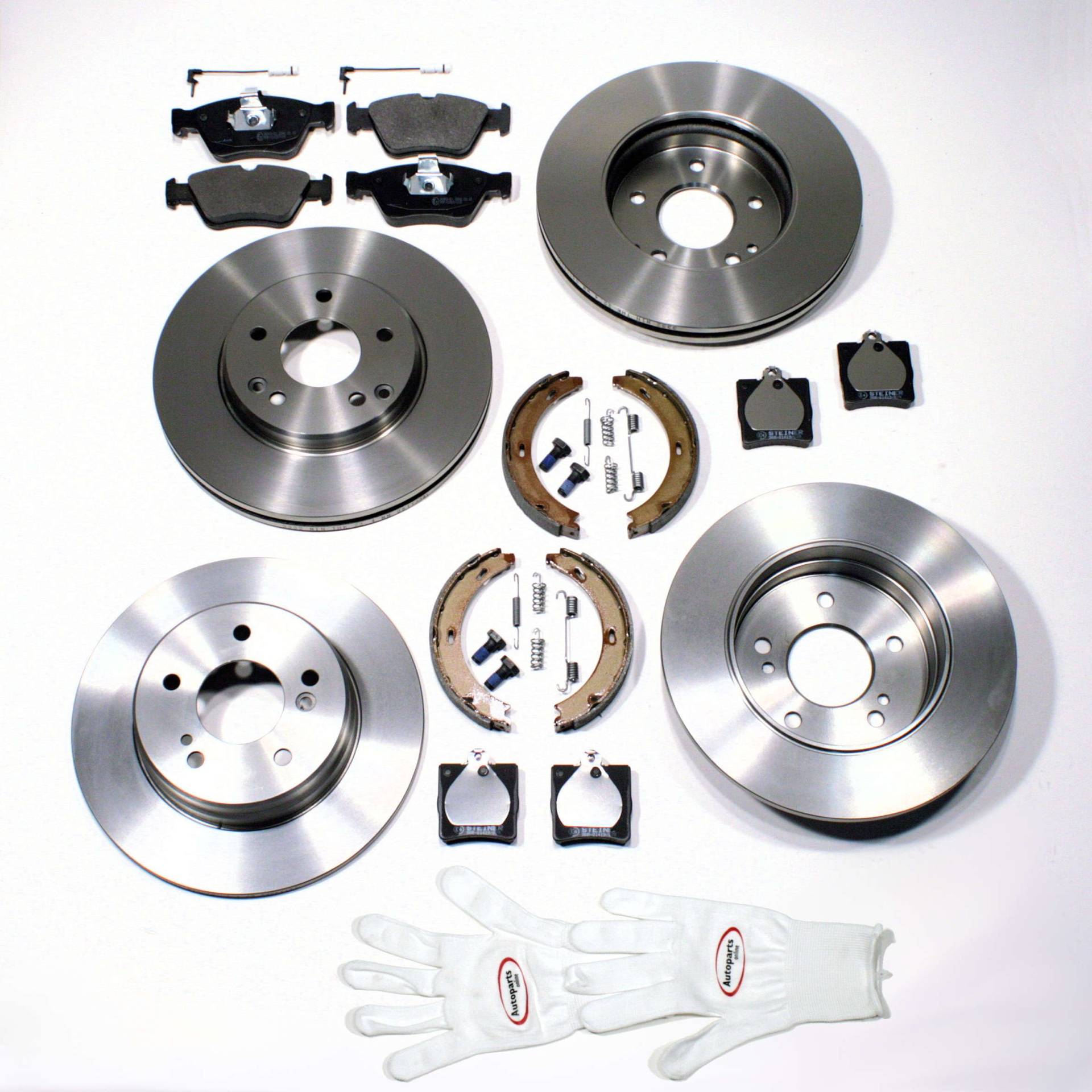 Autoparts-Online Set 60002375 Bremsscheiben/Bremsen set vorne + hinten von Autoparts-Online