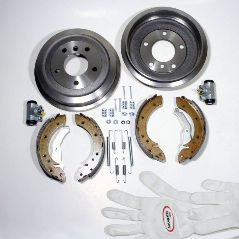 Autoparts-Online Set 60003513 Bremstrommel/Bremsen Set hinten von Autoparts-Online