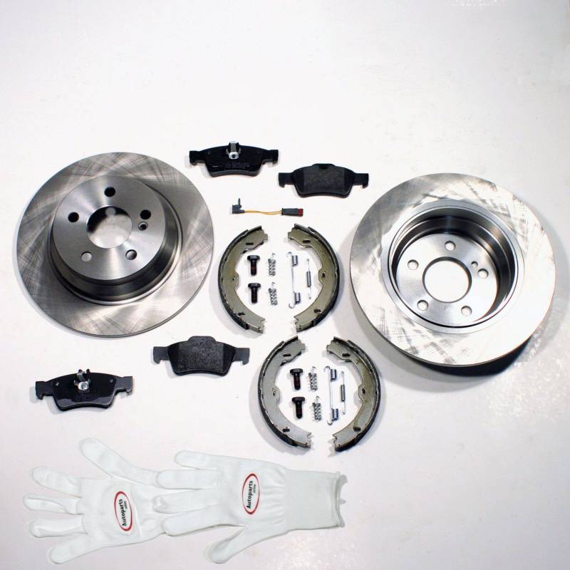 Autoparts-Online Set 60004361 Bremsscheiben/Bremsen + Bremsklötze hinten von Autoparts-Online