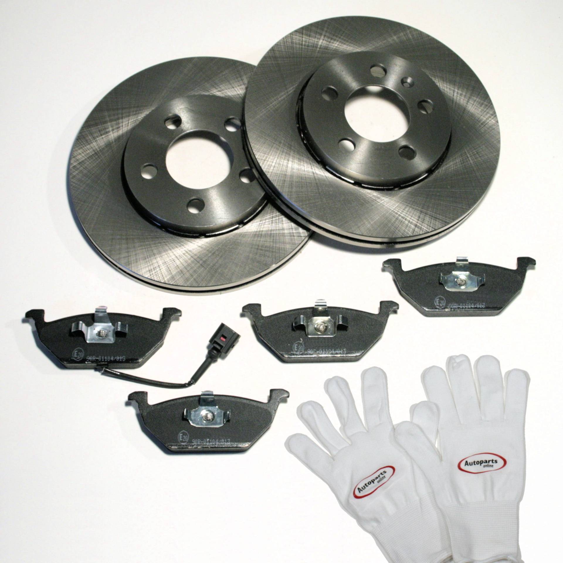 Autoparts-Online Set 60004778 Bremsscheiben Ø 280 mm/Bremsen + Bremsbeläge für vorne/für die Vorderachse von Autoparts-Online