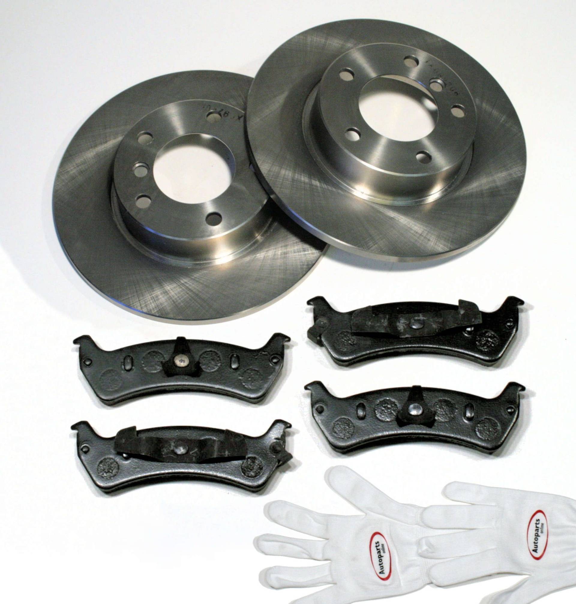 Autoparts-Online Set 60004853 Bremsscheiben/Bremsen + Bremsbeläge für hinten/für die Hinterachse von Autoparts-Online