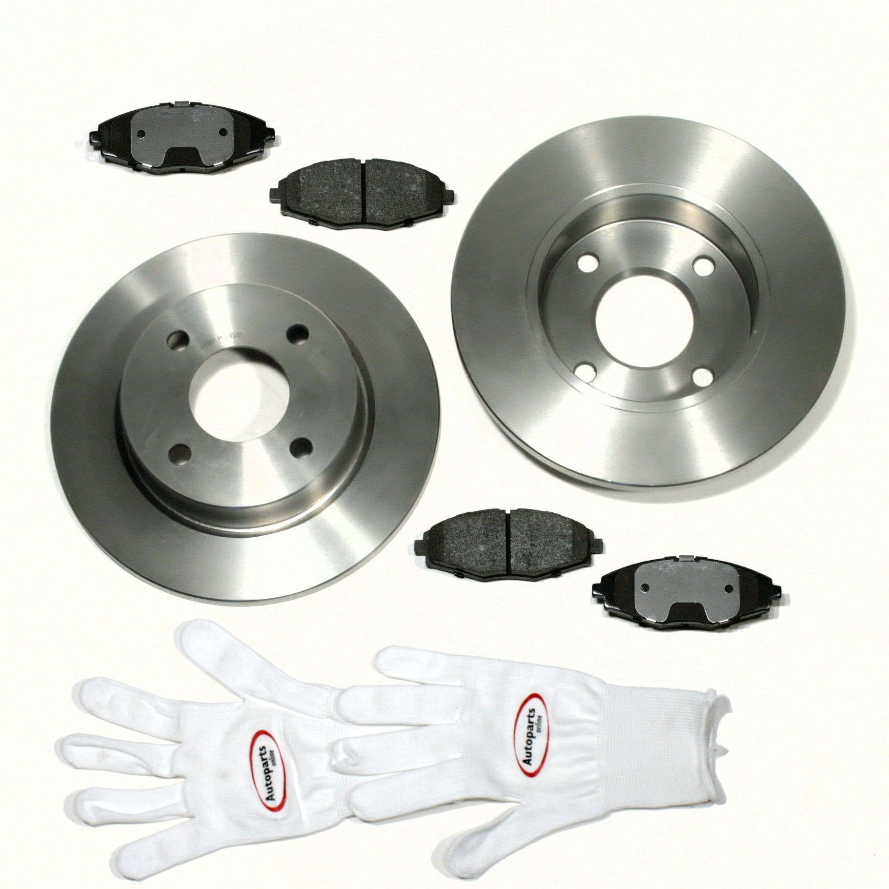 Autoparts-Online Set 60004869 Bremsscheiben Ø 236 mm/Bremsen + Bremsbeläge für vorne/für die Vorderachse von Autoparts-Online