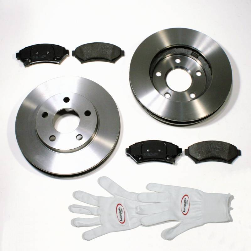 Autoparts-Online Set 60005222 Bremsscheiben/Bremsen + Bremsbeläge hinten von Autoparts-Online