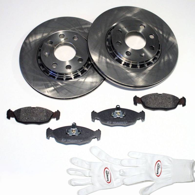 Autoparts-Online Set 60005818 Bremsscheiben Ø 236 mm/Bremsen + Bremsbeläge für vorne/für die Vorderachse von Autoparts-Online