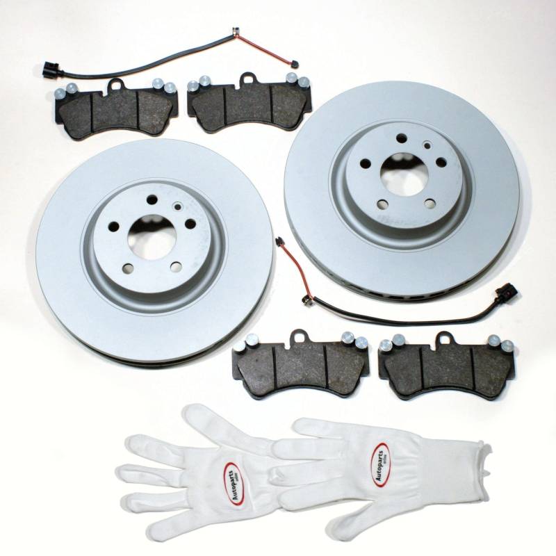 Autoparts-Online Set 60005833 Bremsscheiben/Bremsen beschichtet coated + Bremsbeläge + für vorne/für die Vorderachse von Autoparts-Online