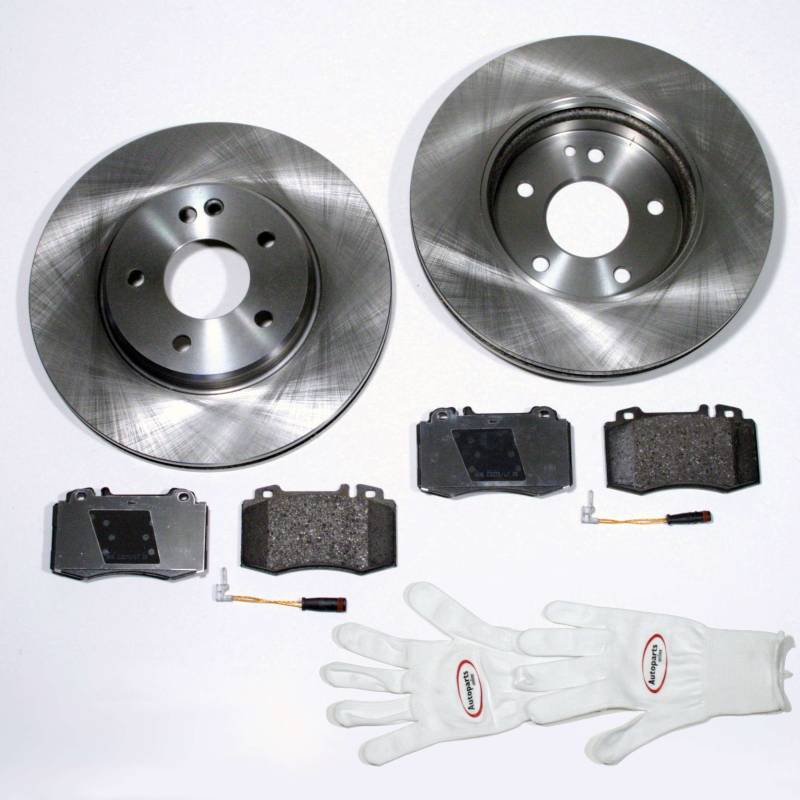 Autoparts-Online Set 60007311 Bremsscheiben Ø 345 mm/Bremsscheiben + Bremsbeläge vorne von Autoparts-Online