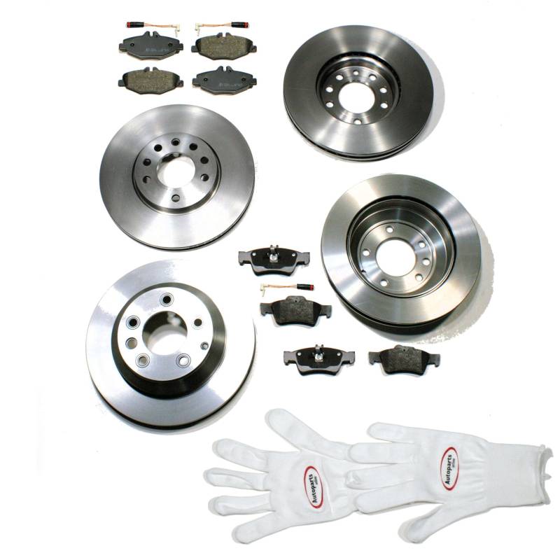 Autoparts-Online Set 60008778 Bremsscheiben/Bremsen + Bremsbeläge vorne + hinten von Autoparts-Online