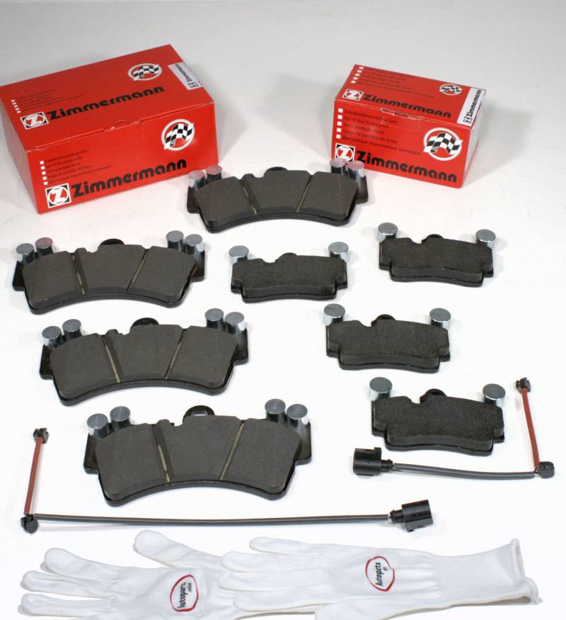 Autoparts-Online Set 60010220 Zimmermann Bremsbeläge/Bremsklötze/Bremsen für vorne + hinten von Autoparts-Online