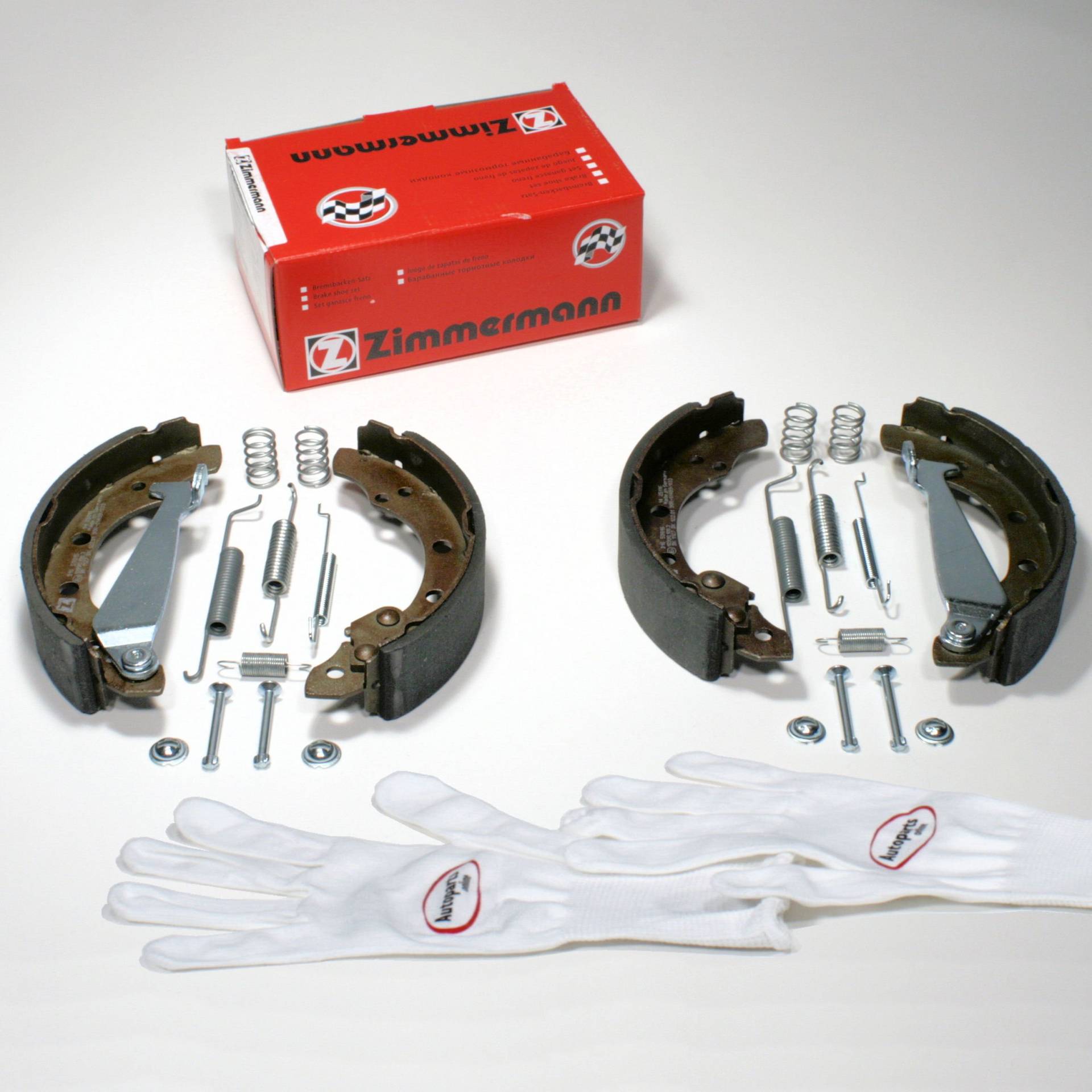 Autoparts-Online Set 60016223 Zimmermann Bremsbacken Bremsen Zubehör für hinten die Hinterachse von Autoparts-Online