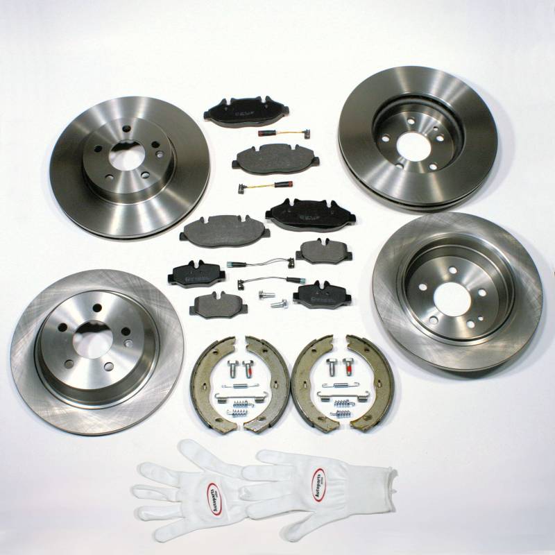 Vito W639 - Bremsscheiben/Bremsen Set + Bremsbeläge vorne + hinten von Autoparts-Online