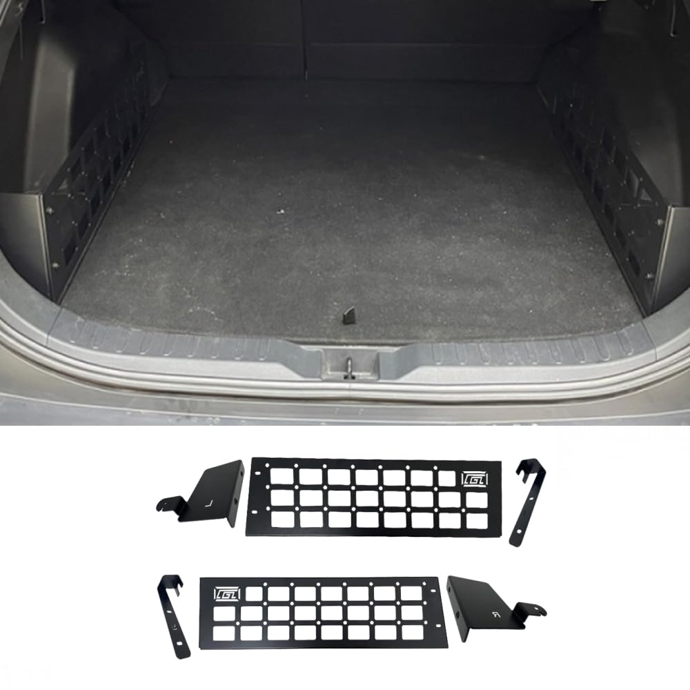 Autophoton für RAV4 2019 2020 2021 2022 2023 2024 Aluminiumlegierung Kofferraumaufbewahrung Modulare Rahmen-Ladungsträger (linker und rechter Ablagekorb) von Autophoton