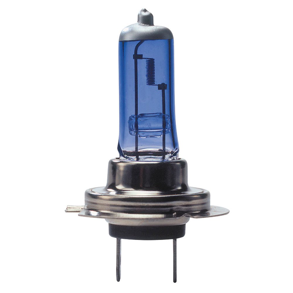 AUTO-STYLE SuperWeiß Blau H7 55W/12V/4200K Halogen Birnen, Satz à 2 Stück (E13), Wit von AUTO-STYLE