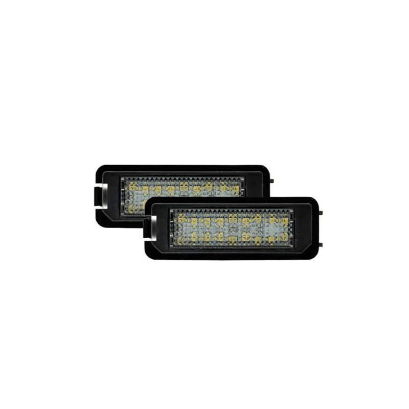 AUTO-STYLE Satz LED Nummerschildbeleuchtung kompatibel mit Volkswagen / Skoda / Seat / Porsche / Bentley diverse Modelle von AUTO-STYLE