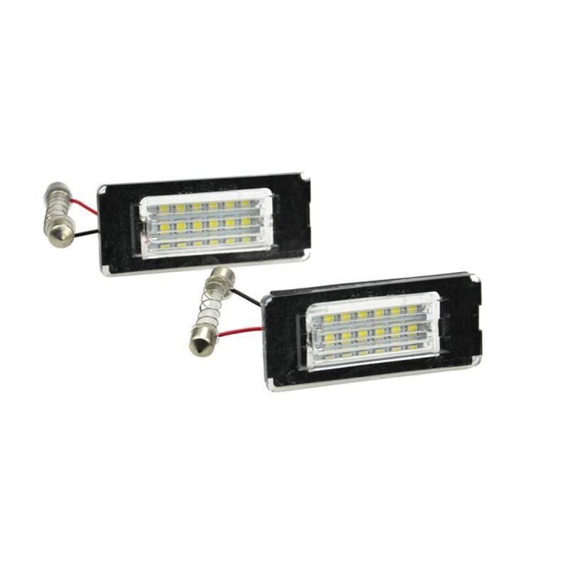 AUTO-STYLE Satz LED Nummerschildbeleuchtung kompatibel mit Mini One/Cooper/S/Cabrio/Coupe/Roadster R56/R57/R58/R59 2006-2014 von AUTO-STYLE