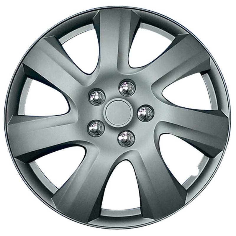 AUTO-STYLE Satz Radzierblenden Carolina 14-Zoll Matt-Gunmetal von AUTO-STYLE