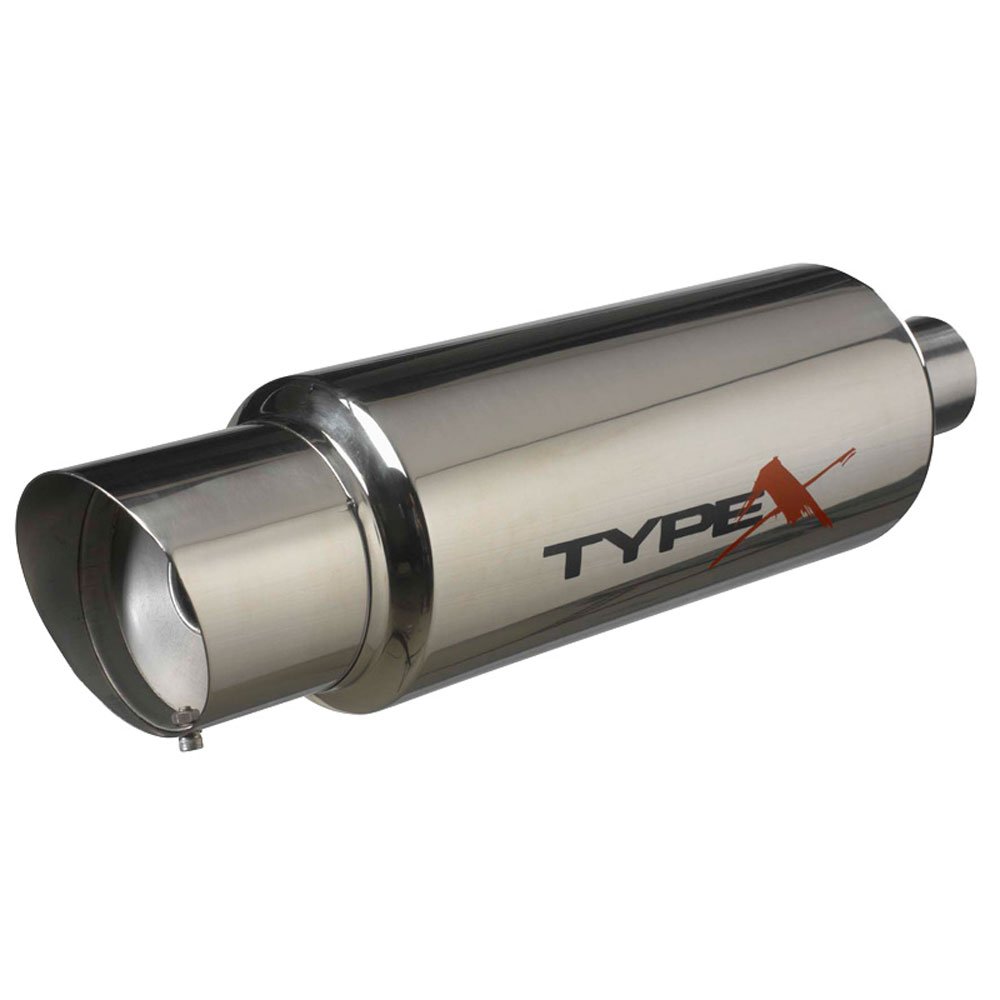 AUTO-STYLE Sportauspuff universal Typ X Racing 'DualSound' - Ø150mm - Angle Tip von AUTO-STYLE