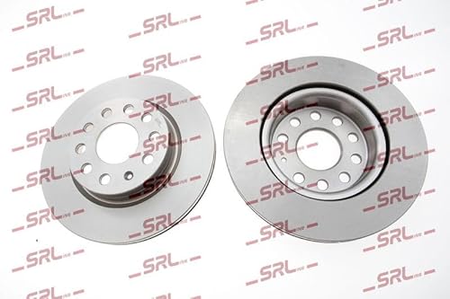 2x Bremsscheibe Kompatibel mit Audi Skoda VW Seat 2004-2019 von Autoteile Gocht von Autoteile Gocht