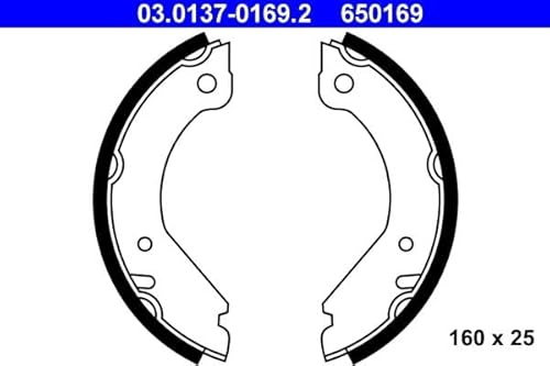 Bremsbacken Satz Feststellbremse Hinten Kompatibel mit Volvo 240 Kombi P245 1974-1993 von Autoteile Gocht von Autoteile Gocht