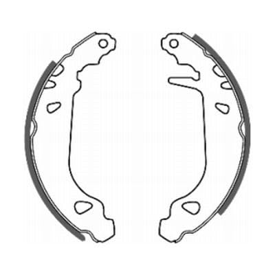 Bremsbacken Satz Hinten Kompatibel mit Citroen ZX Break Kombi 1993-1997 von Autoteile Gocht von Autoteile Gocht