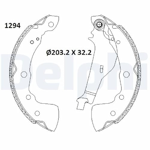 Bremsbacken Satz Hinten Kompatibel mit Nissan Micra V K14 2016-> von Autoteile Gocht von Autoteile Gocht