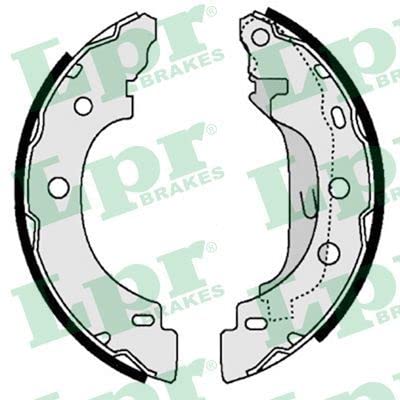 Bremsbacken Satz Bremstrommel Hinten Kompatibel mit Renault Clio IV BH 2012-2021 von Autoteile Gocht von Autoteile Gocht