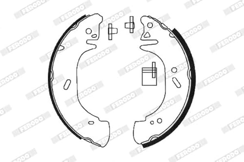 Bremsbacken Satz Bremstrommel Hinten Kompatibel mit Renault Master II Pritsche Ed/Hd/Ud 1997-2011 von Autoteile Gocht von Autoteile Gocht