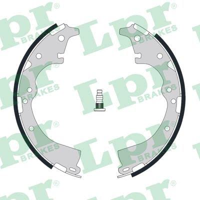 Bremsbacken Satz Bremstrommel Hinten Kompatibel mit Toyota Hilux VI N1 1997-2005 von Autoteile Gocht von Autoteile Gocht