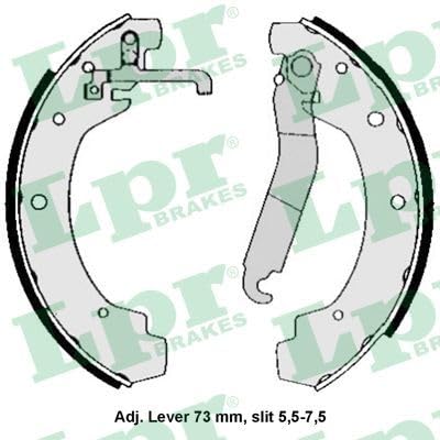 Bremsbacken Satz Bremstrommel Hinten Kompatibel mit VW Transporter T3 24 1987-1992 von Autoteile Gocht von Autoteile Gocht