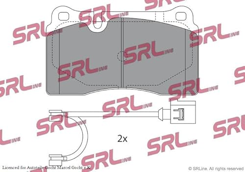 Bremsbeläge Kompatibel mit Audi TT Roadster VW 2002-> von Autoteile Gocht von Autoteile Gocht