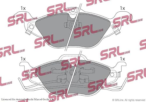 Bremsbeläge Kompatibel mit Opel Astra G CC Limo 1998-2004 von Autoteile Gocht von Autoteile Gocht