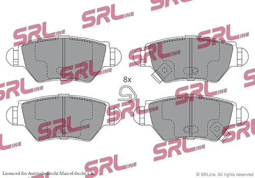 Bremsbeläge Kompatibel mit Opel Corsa C Astra G 1998-2004 von Autoteile Gocht von Autoteile Gocht