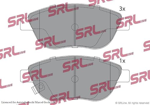 Bremsbeläge Kompatibel mit Opel Corsa D S07 2006-2014 von Autoteile Gocht von Autoteile Gocht