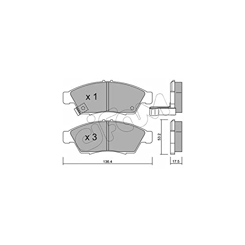 CIFAM 822-437-0 Bremsbeläge von Autoteile Gocht