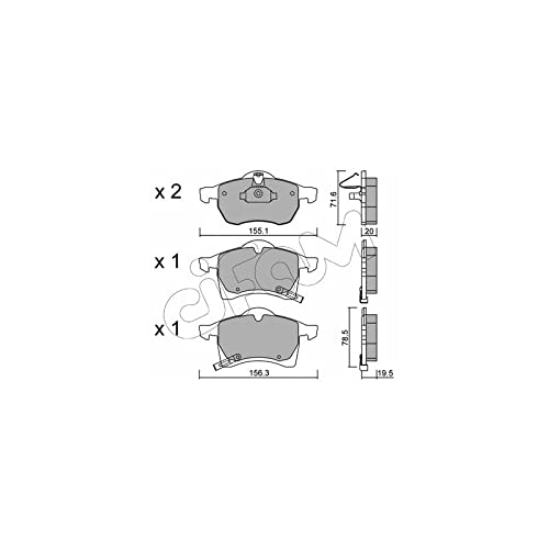 CIFAM 822-258-0 Bremsbeläge von Autoteile Gocht