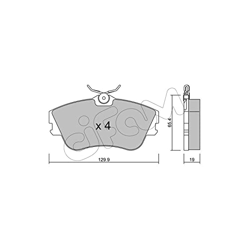 CIFAM 822-164-0 Bremsbeläge von Autoteile Gocht