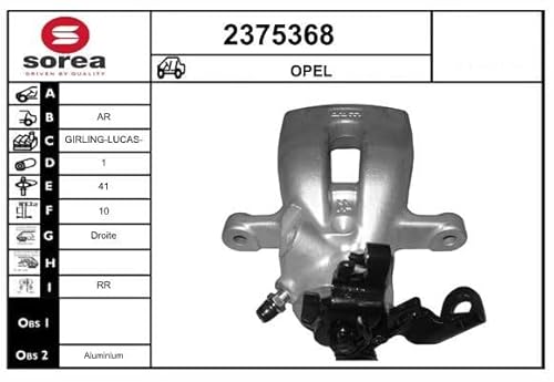 Bremssattel Bremszange Set u. Hinten Links/Rechts Kompatibel mit Opel Astra H Family A04 2009-> von Autoteile Gocht von Autoteile Gocht